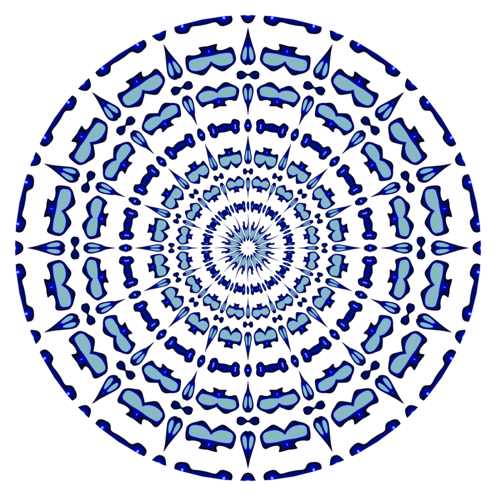 abstraktes Mandala-Kreismuster png