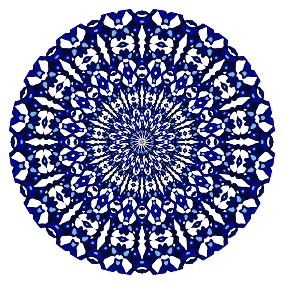 Abstract mandala circle pattern png