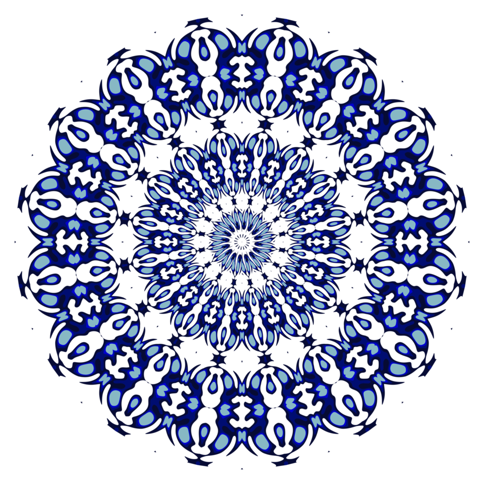 astratto mandala cerchio modello png