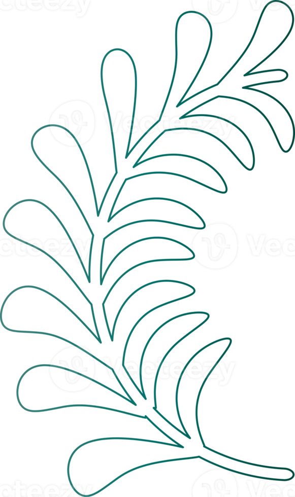 Silhouette drawing outline leave plant graphic design decoration background backdrop illustration png