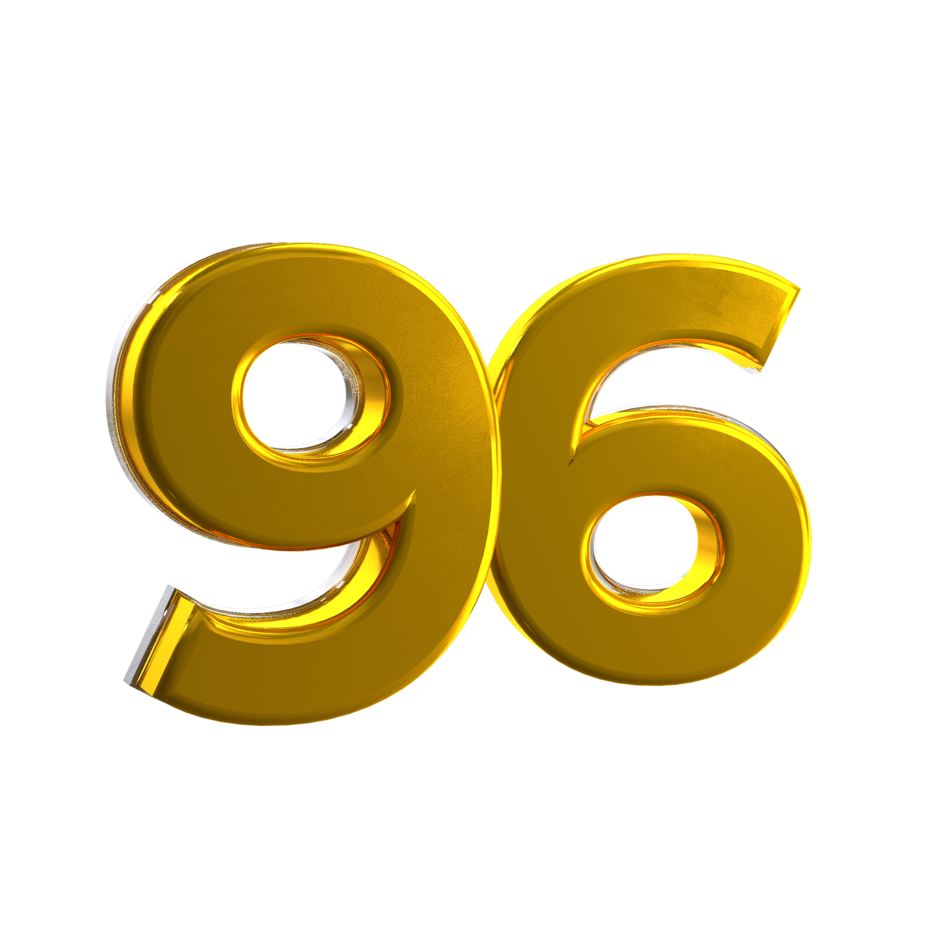 Mental Yellow 96 3D number 11192433 PNG Mental Yellow 96 3D number 11192433 PNG