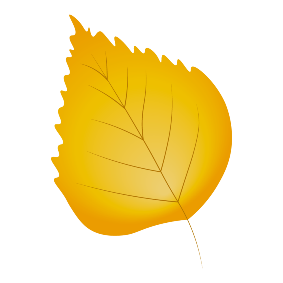 elemento de hoja de otoño png