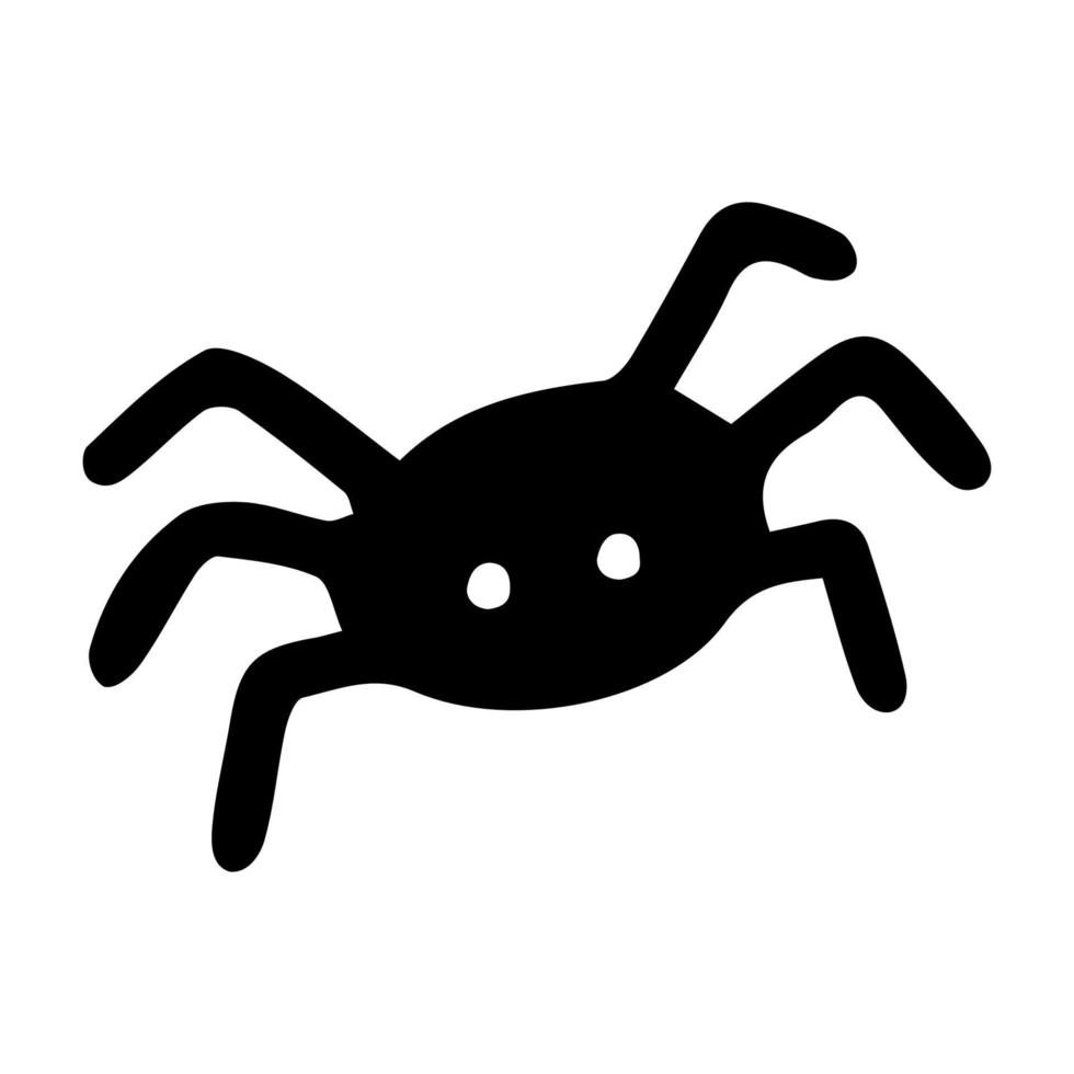 Vector halloween spider web clipart. Spider logo and icon. Funny, cute illustration for seasonal design, textile, decoration kids playroom or greeting card. Hand drawn prints and doodle.