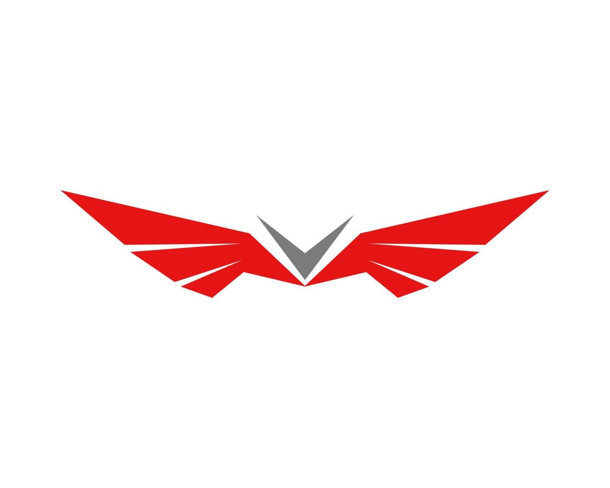 Vector illustration of a wing sign symbol. Can be used for anything related to flying, aviation, superhero, cargo, courier services