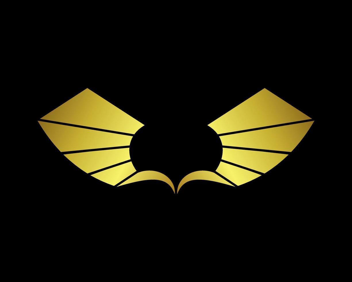 Vector illustration of a wing sign symbol. Can be used for anything related to flying, aviation, superhero, cargo, courier services