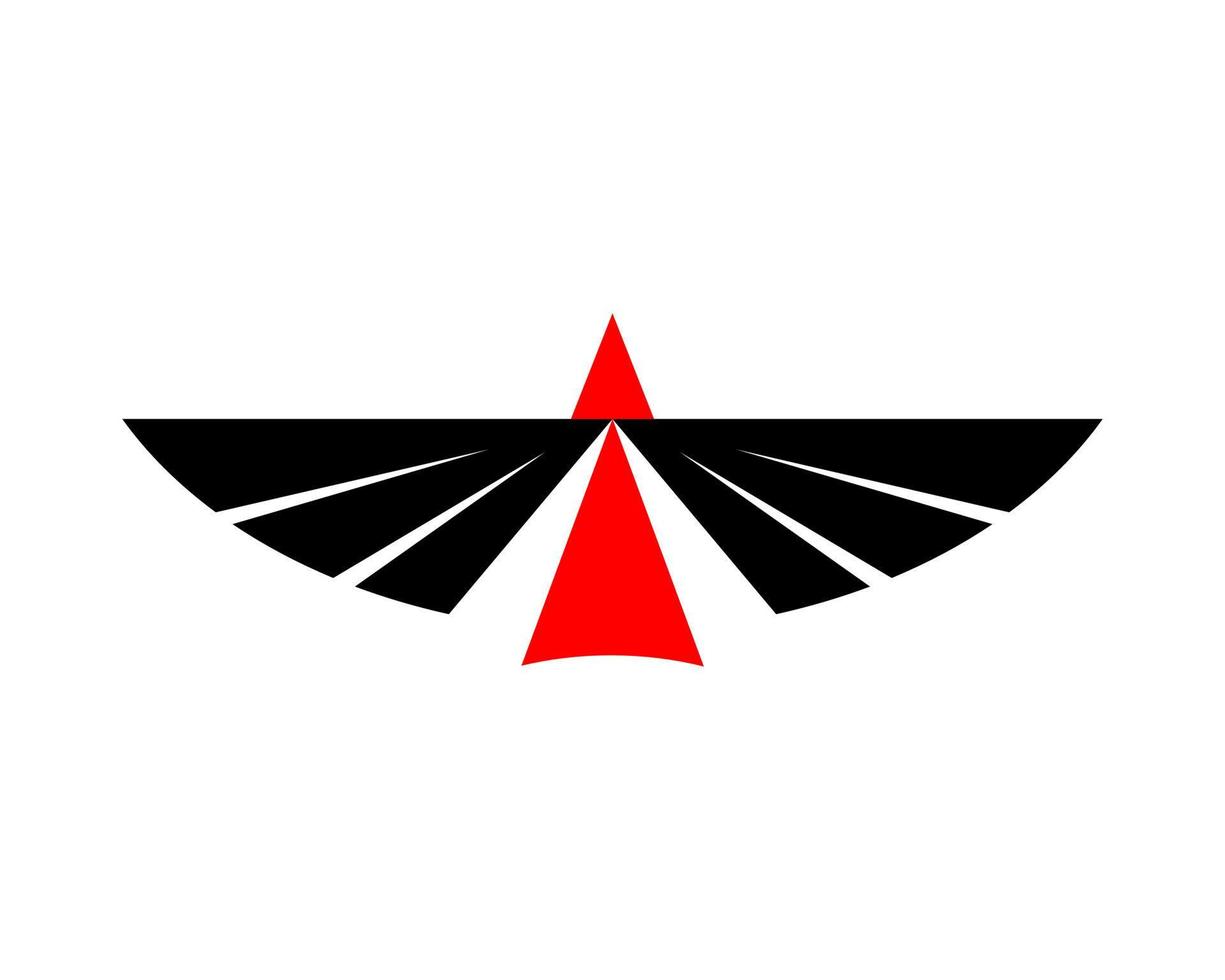 Vector illustration of a wing sign symbol. Can be used for anything related to flying, aviation, superhero, cargo, courier services