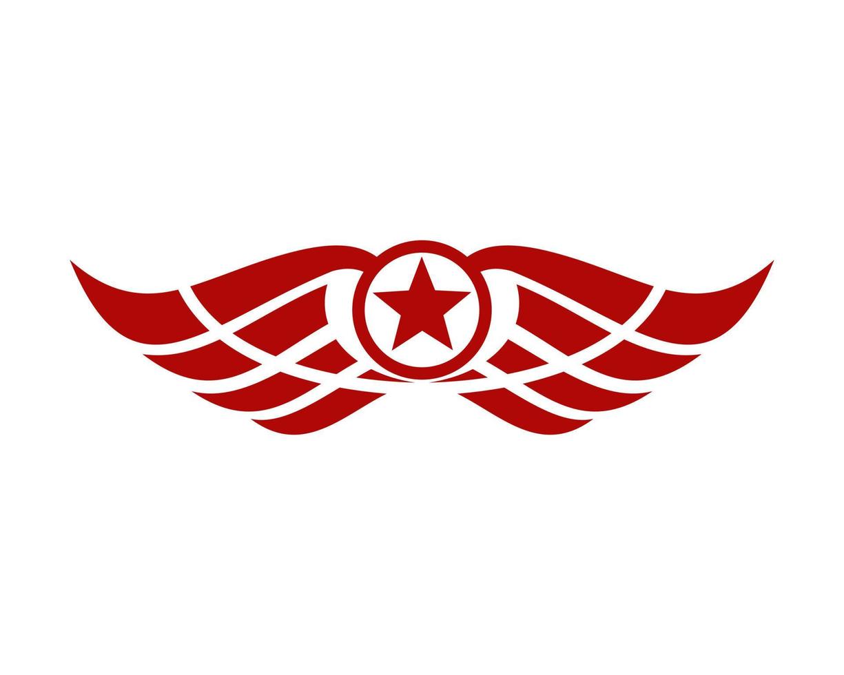 Vector illustration of a wing sign symbol. Can be used for anything related to flying, aviation, superhero, cargo, courier services