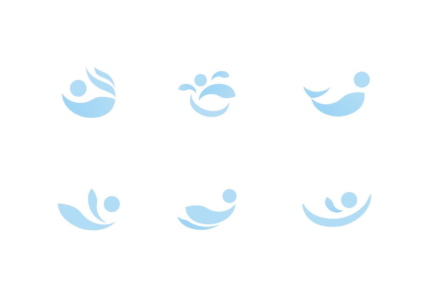water drop movement free form isolated on white background vector
