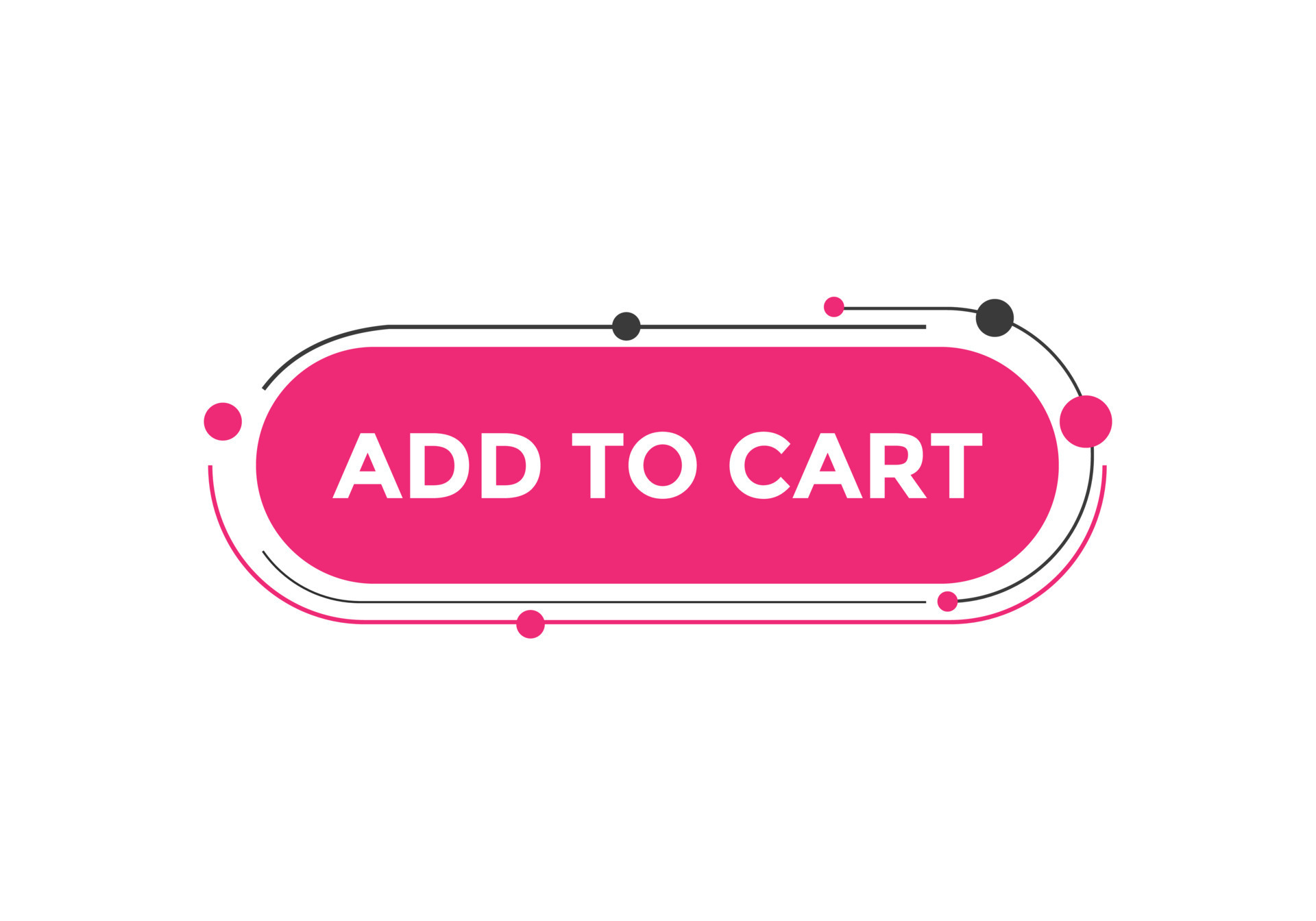 add to cart text web button. add to cart speech bubble label. Colorful