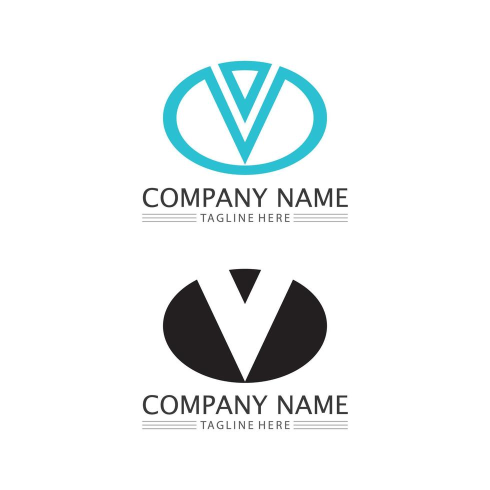plantilla de logotipo de letra v relámpago vector