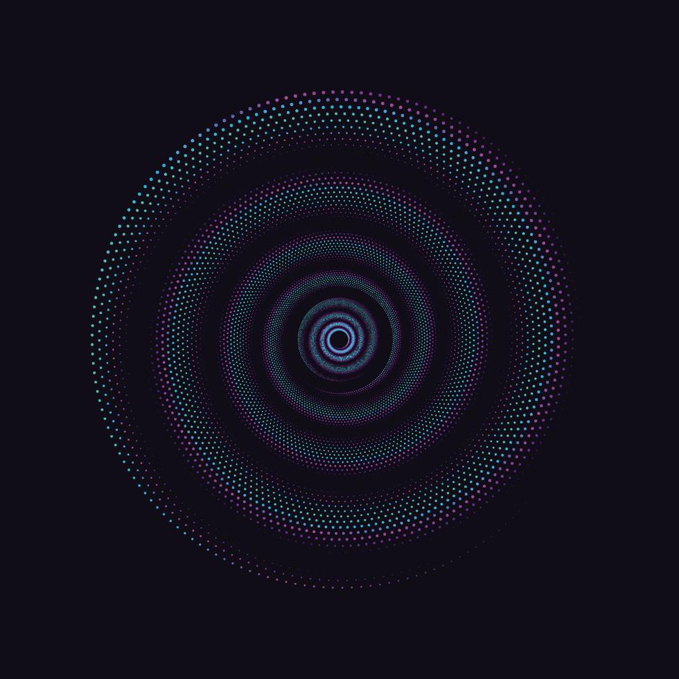 Big data technology circle design background. Internet connection, abstract sense of science and technology analytics concept graphic design. Vector illustration