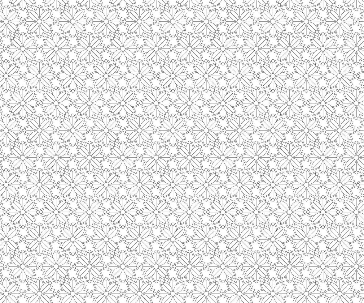 Background Pattern Coloring page vector