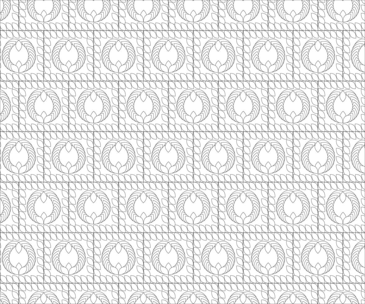 Background Pattern Coloring page vector