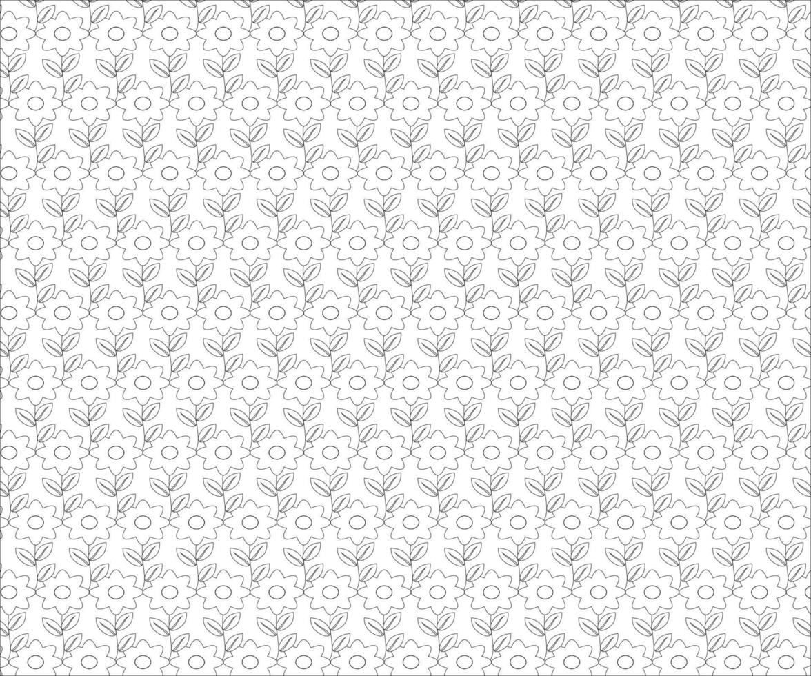 Background Pattern Coloring page vector