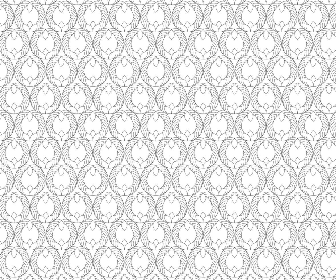 Background Pattern Coloring page vector