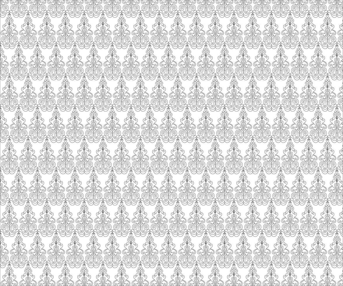 Background Pattern Coloring page vector