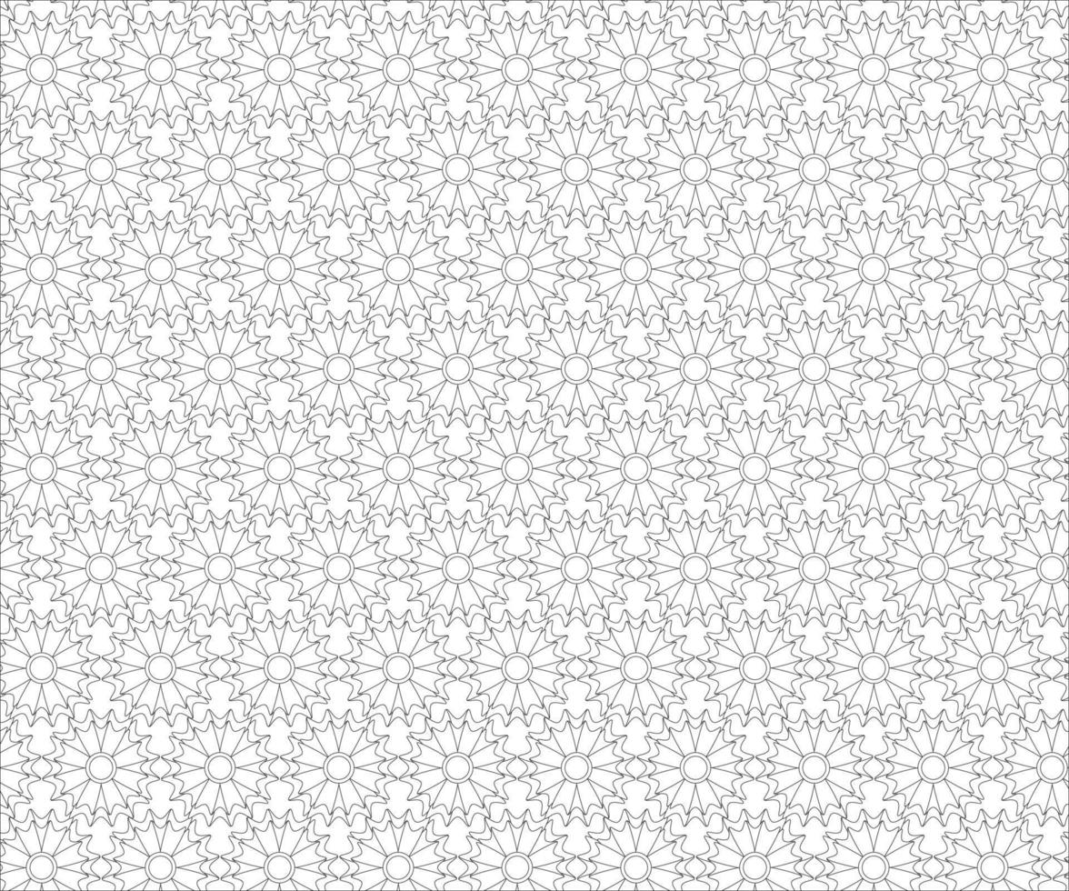 Background Pattern Coloring page vector