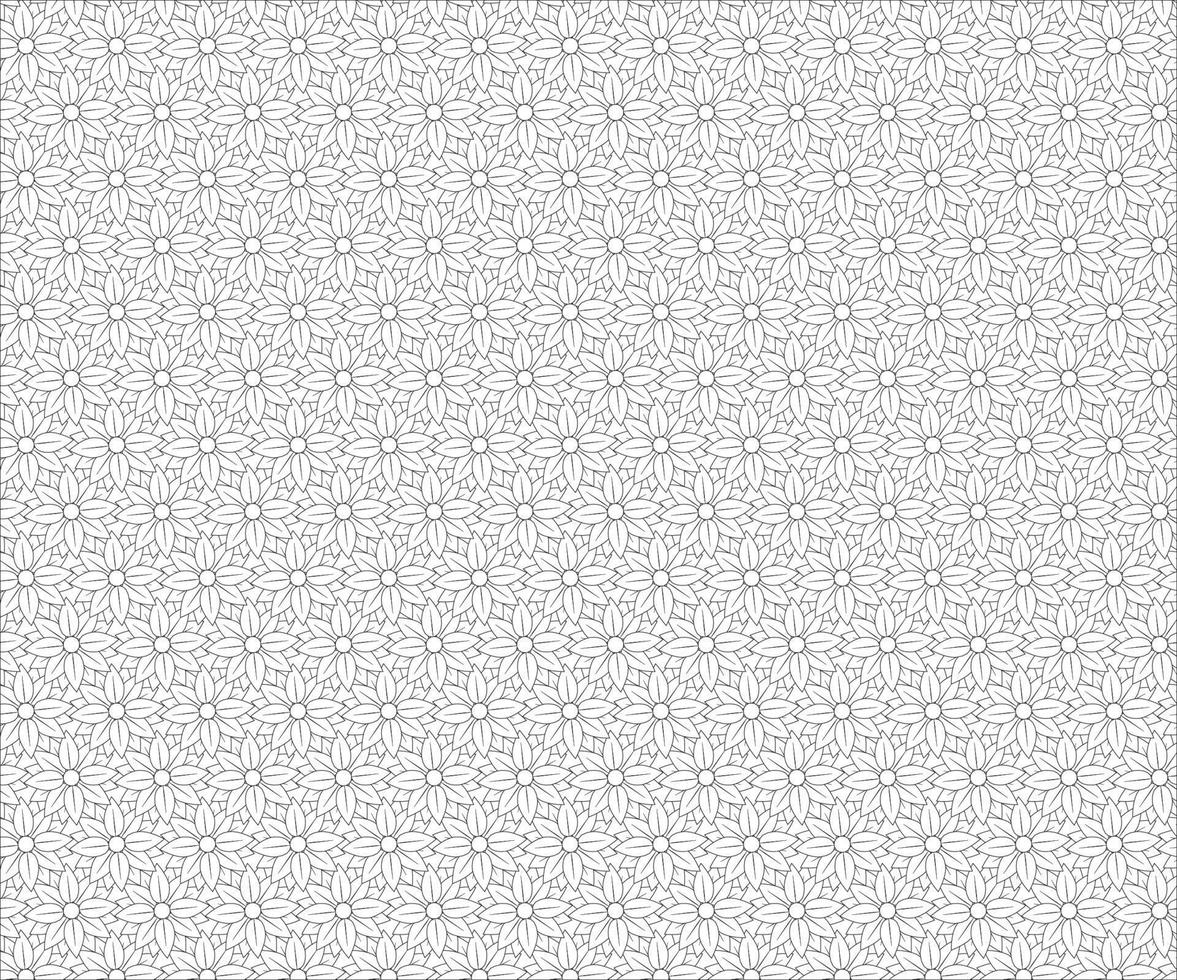 Background Pattern Coloring page vector