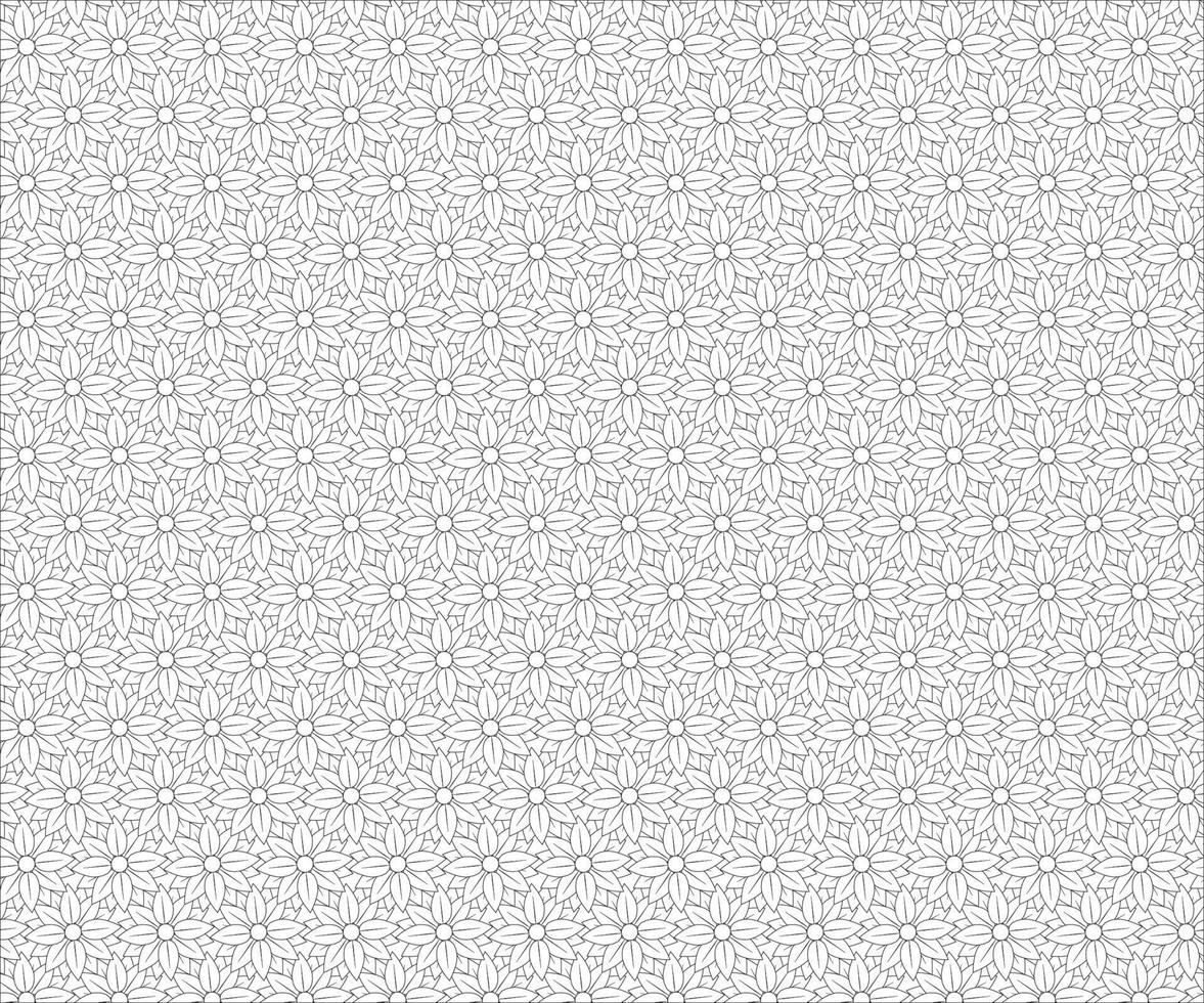 Background Pattern Coloring page vector