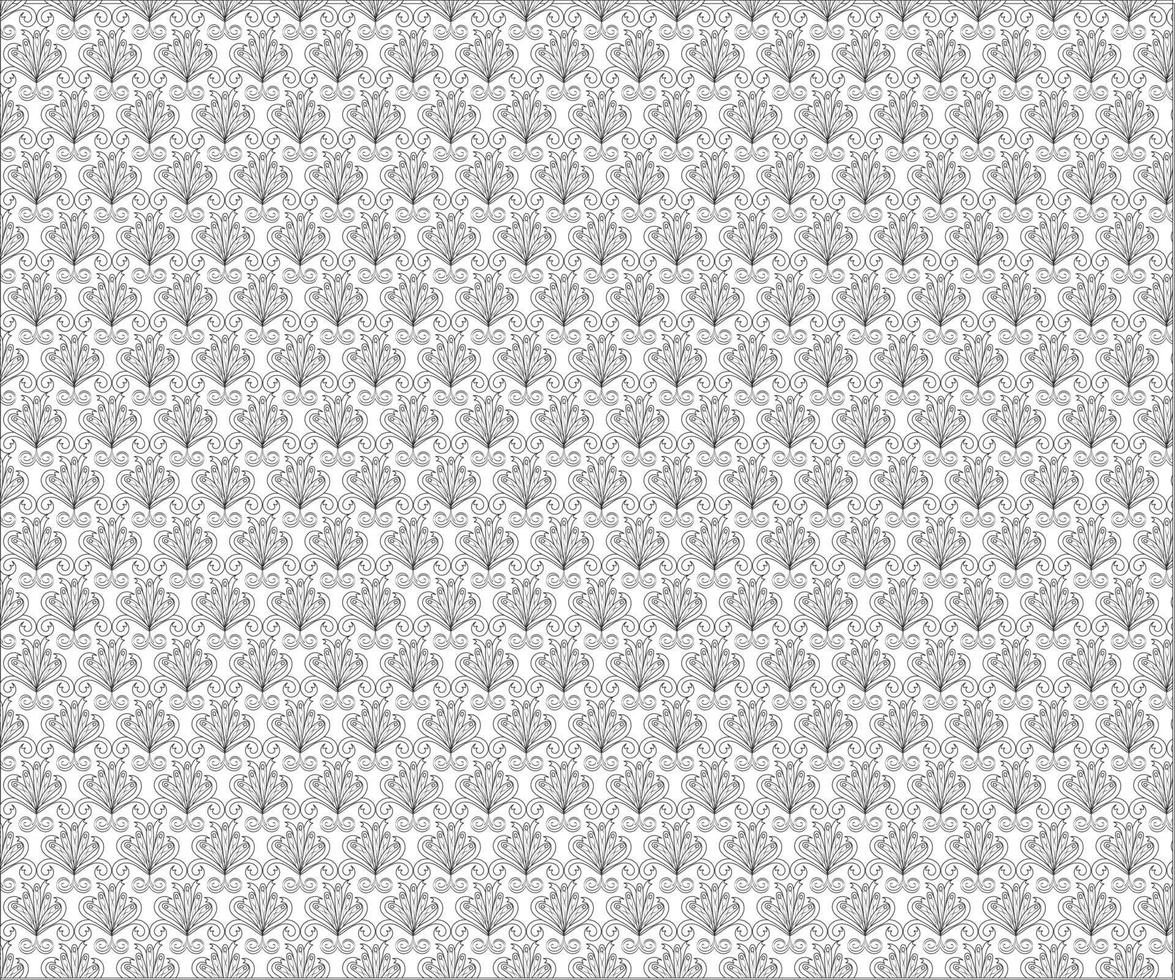 Background Pattern Coloring page vector