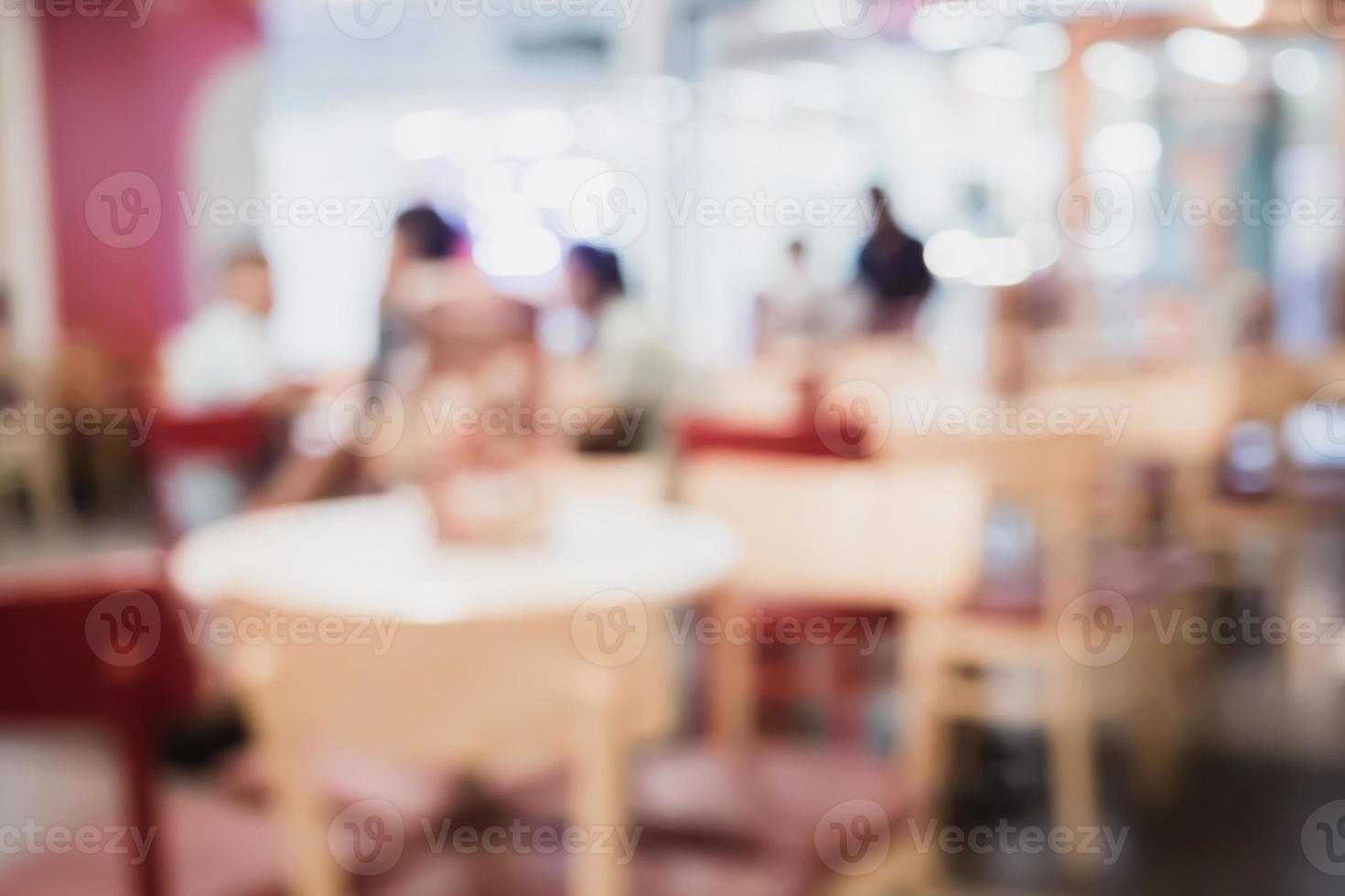 Abstract blur Ice Cream, Coffee shop background with bokeh photo