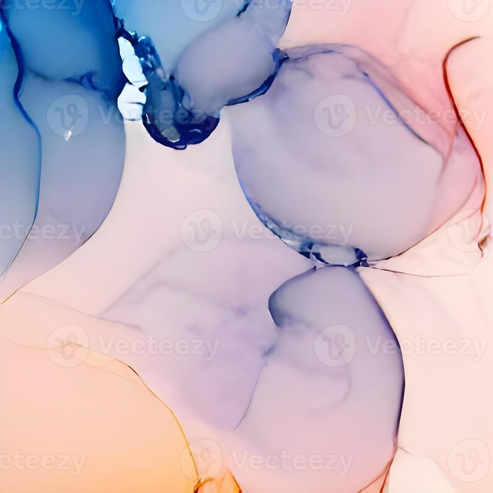 Decorative Artwork. Alcohol Ink Artwork. Smoke Shape. Contemporary Decorative Artwork. Painted Wallpaper. Creative Style. Liquid Hand-painted Texture. photo