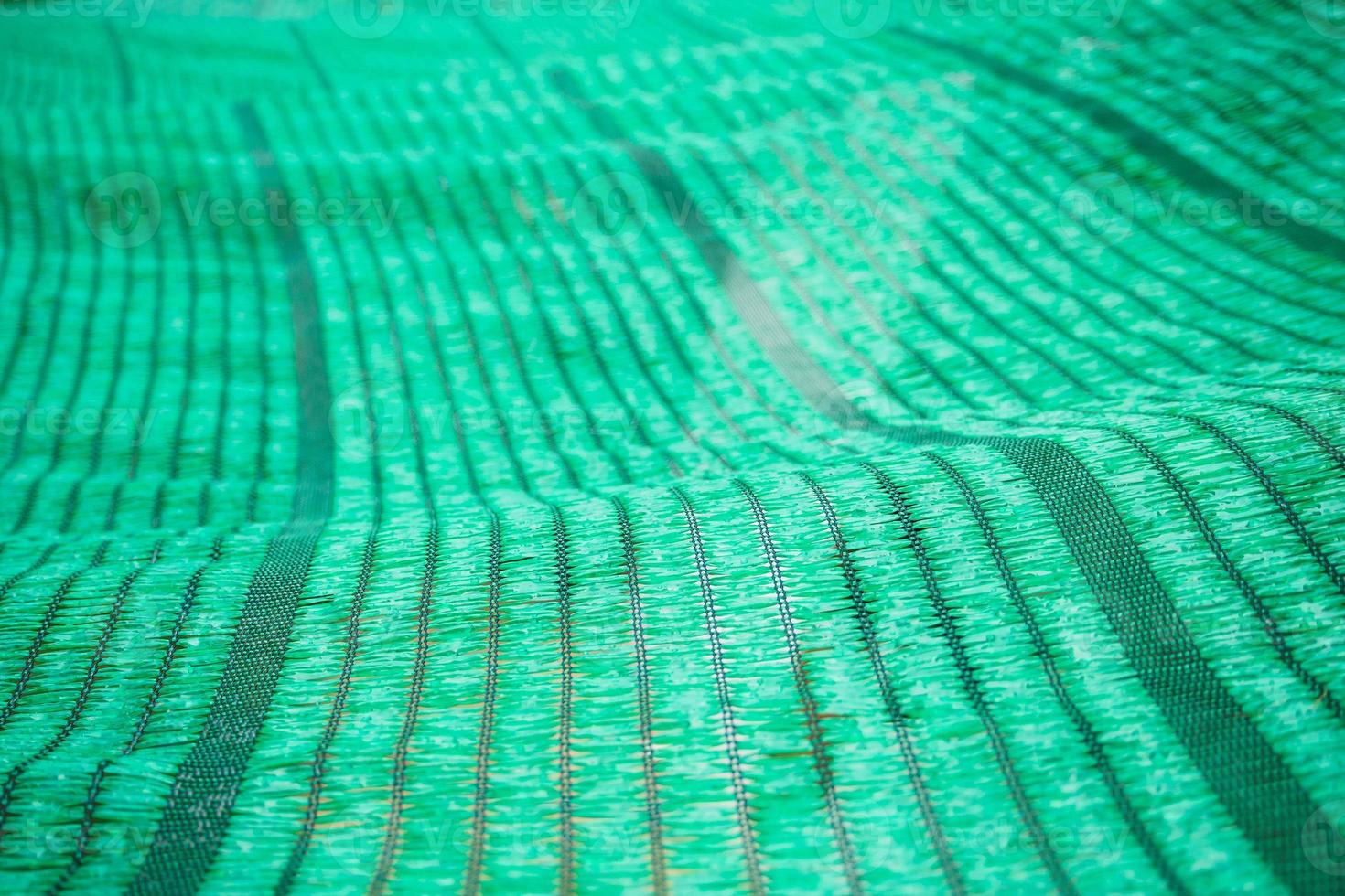 Close up Green Shading Net protect sun light photo