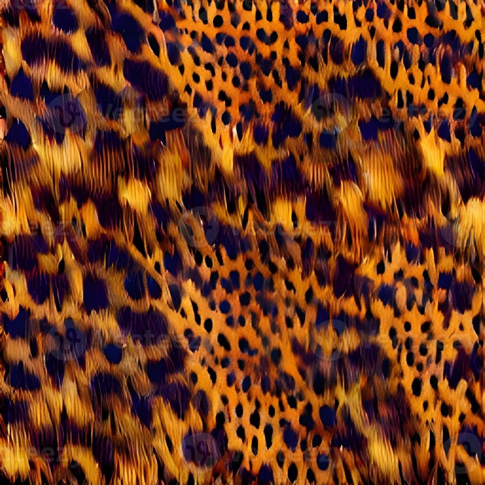 diseño de bufanda de seda redonda de leopardo, textil de moda. foto