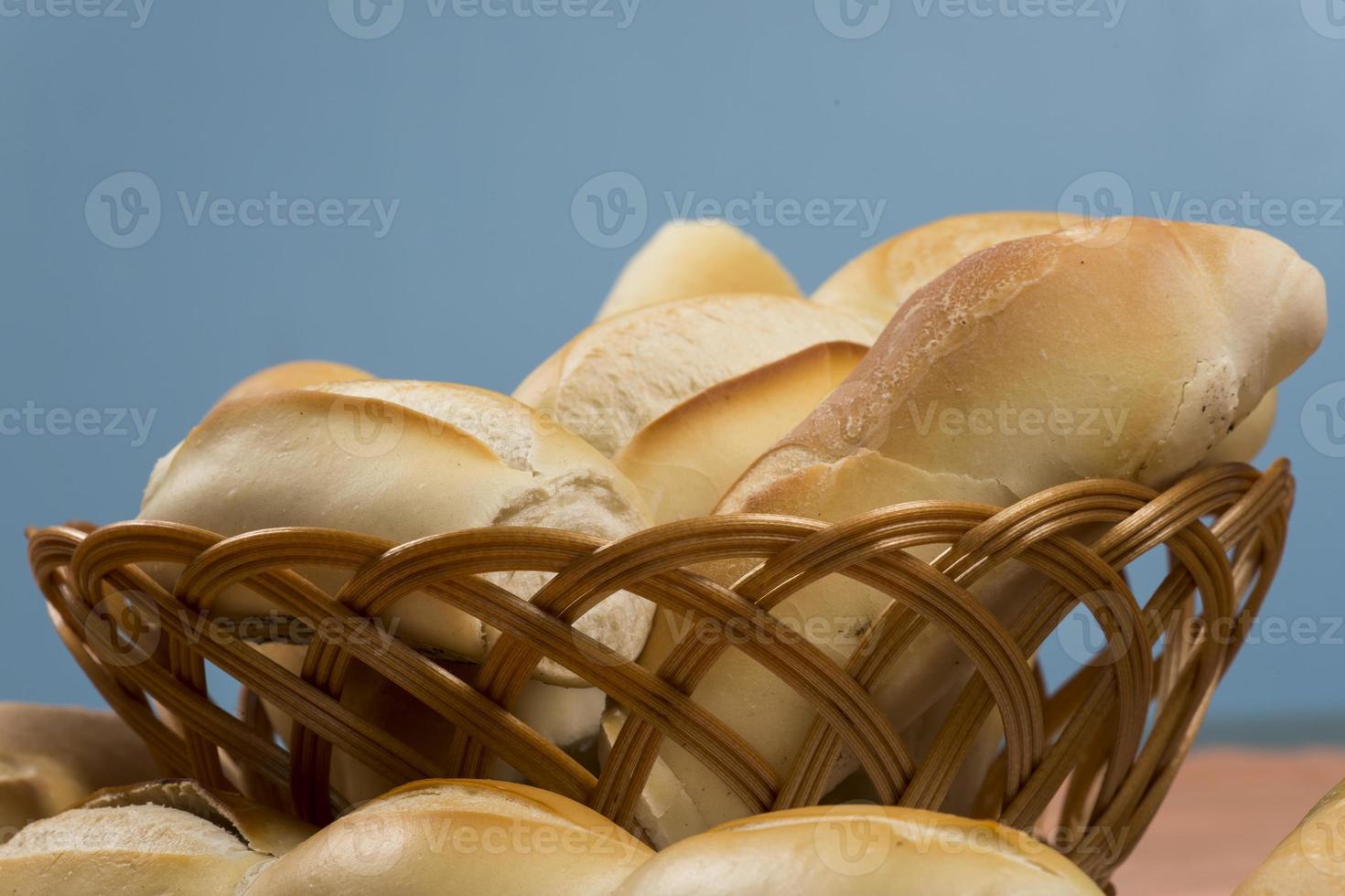 basket of french breads photo
