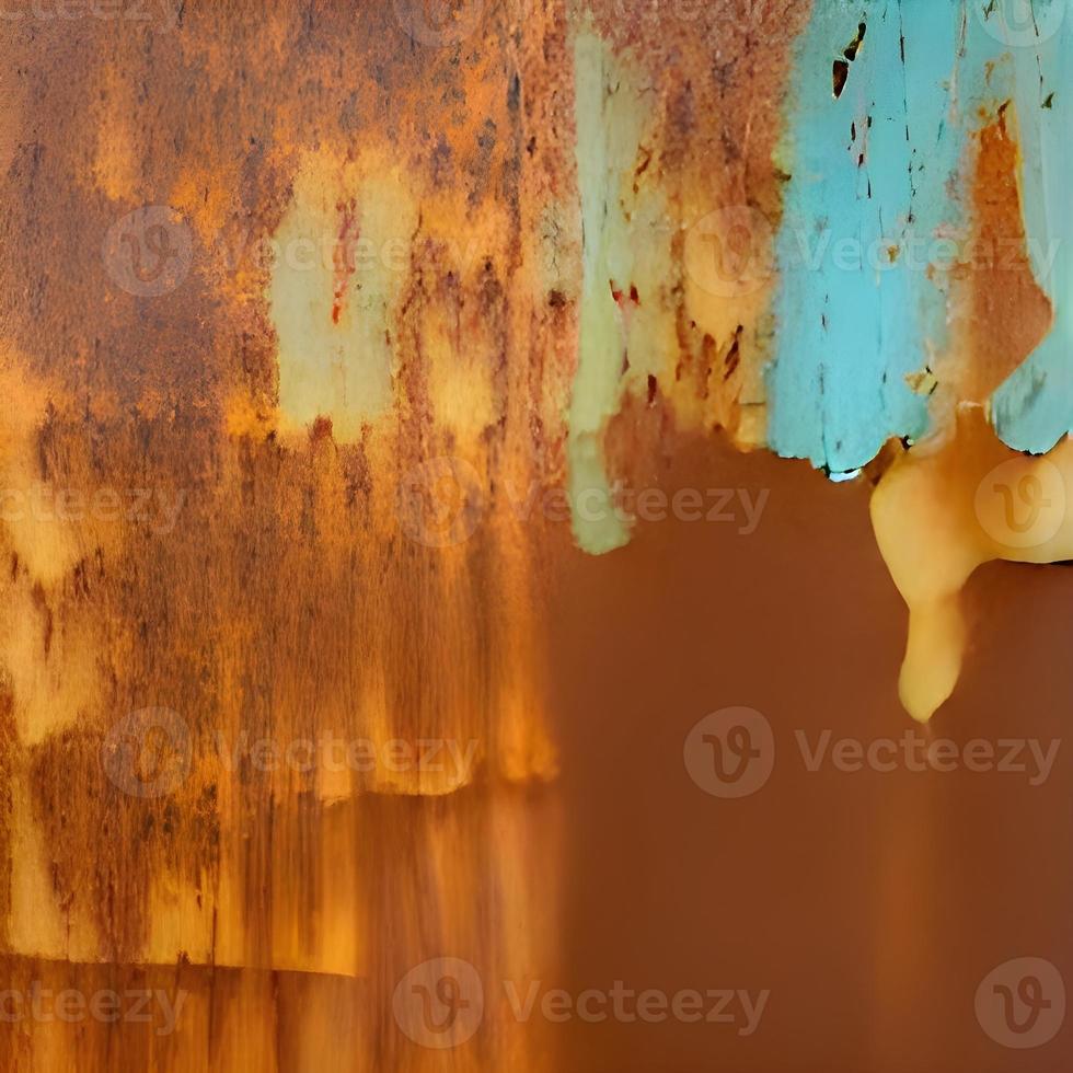 corroded metal rusty wall plate photo