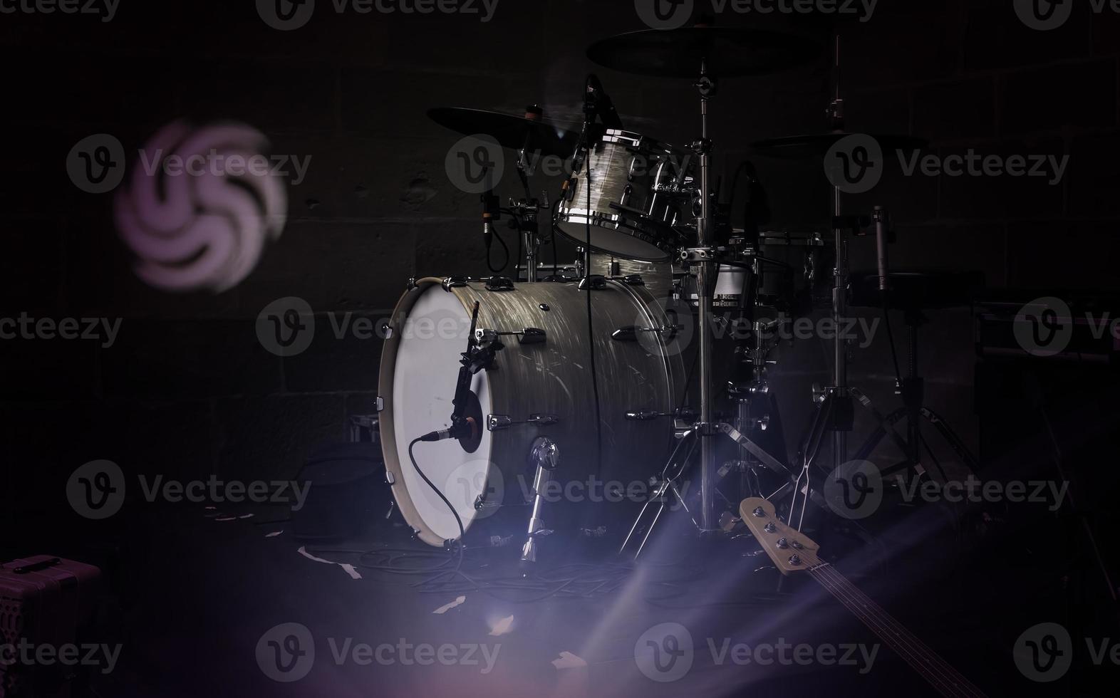 baterista en un concierto foto