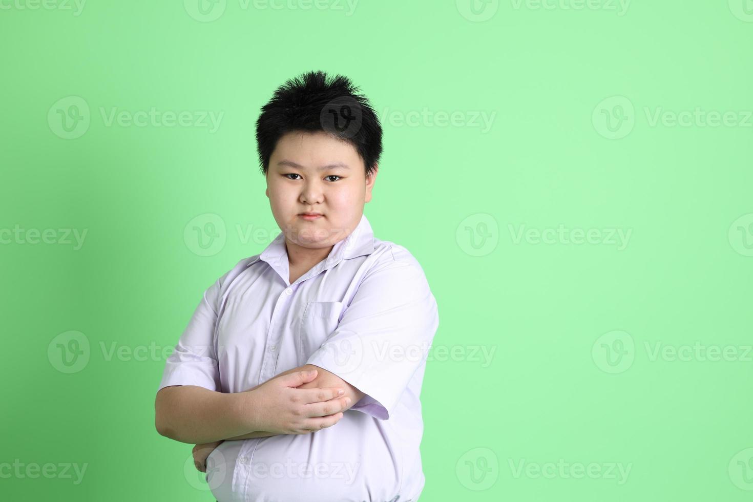 estudiante en uniforme foto