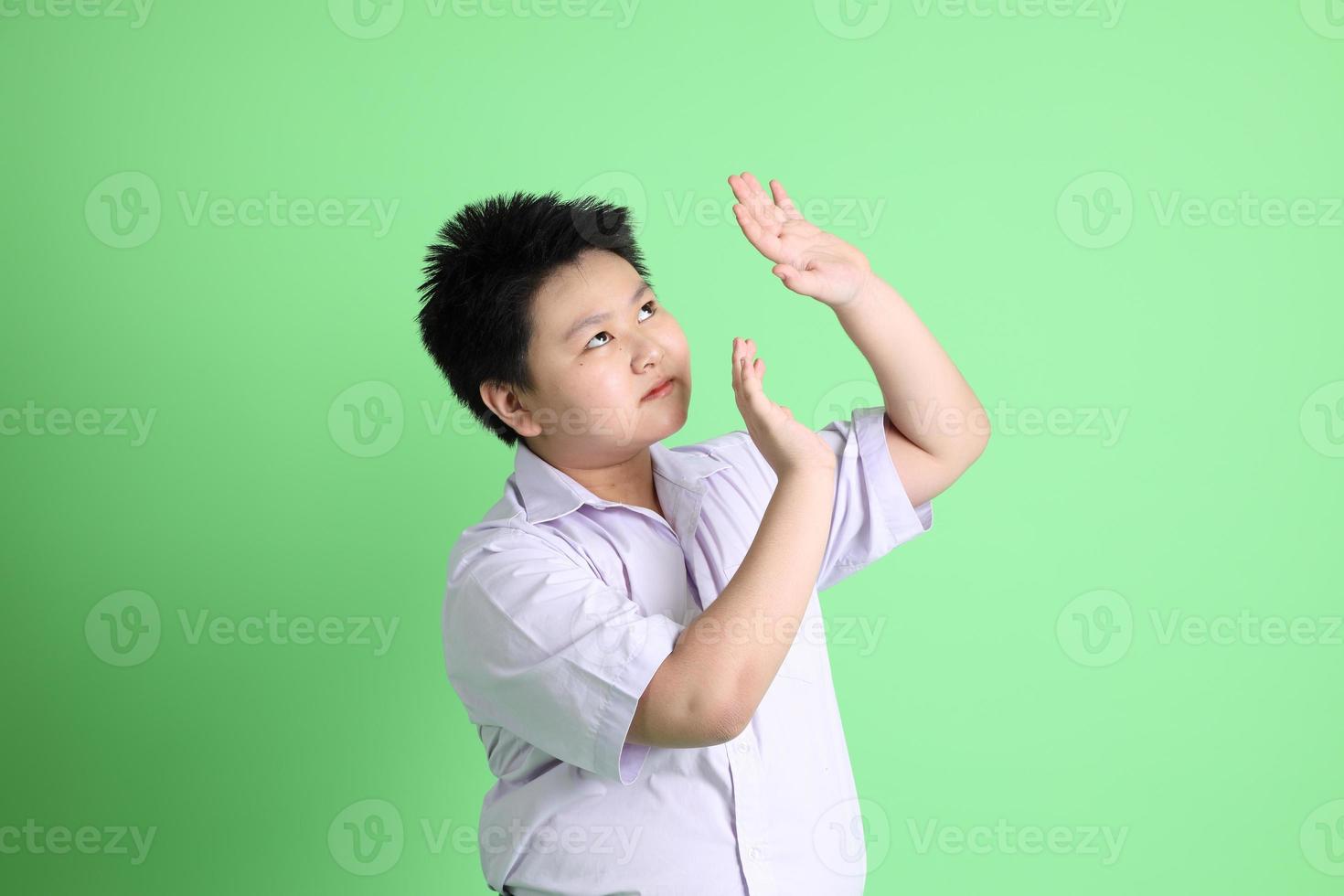 estudiante en uniforme foto