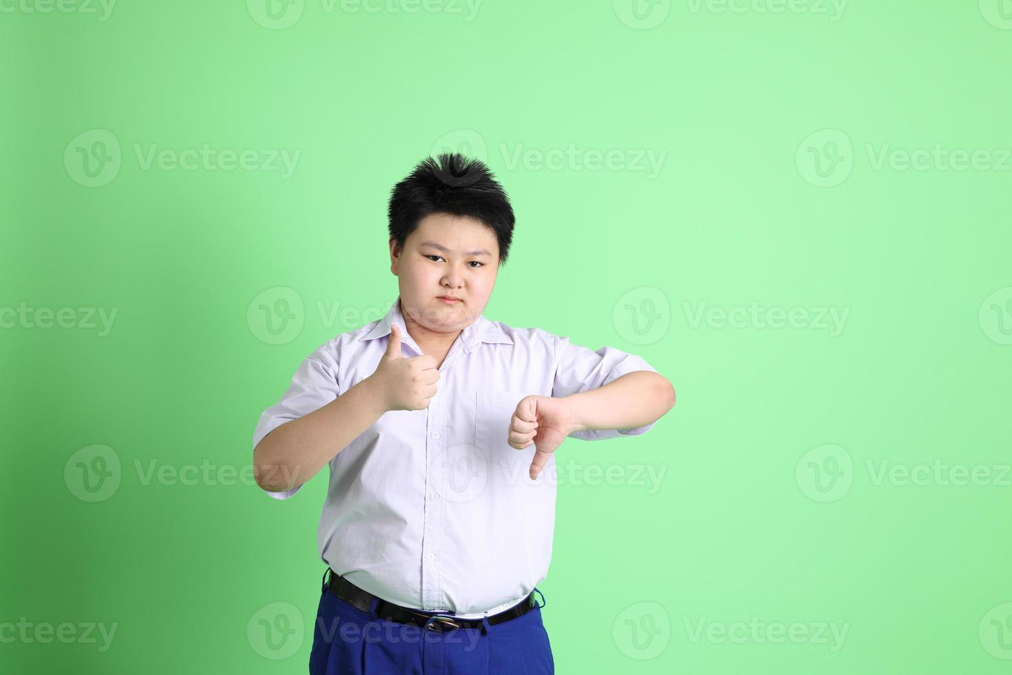 estudiante en uniforme foto