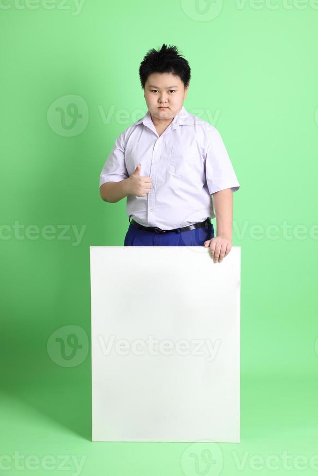 estudiante en uniforme foto