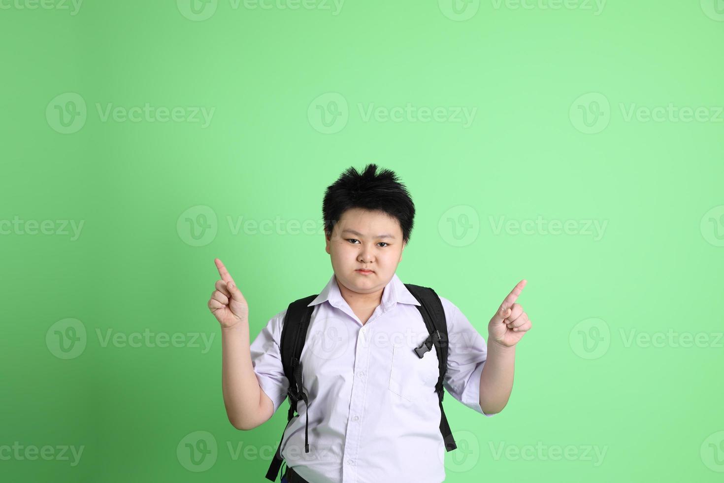 estudiante en uniforme foto