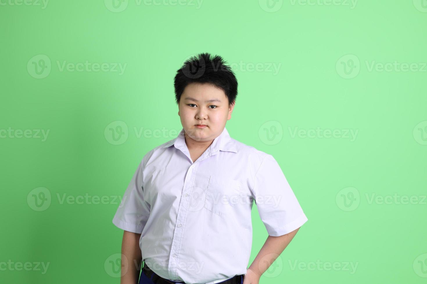 estudiante en uniforme foto