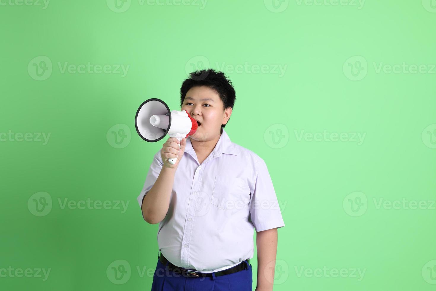 estudiante en uniforme foto