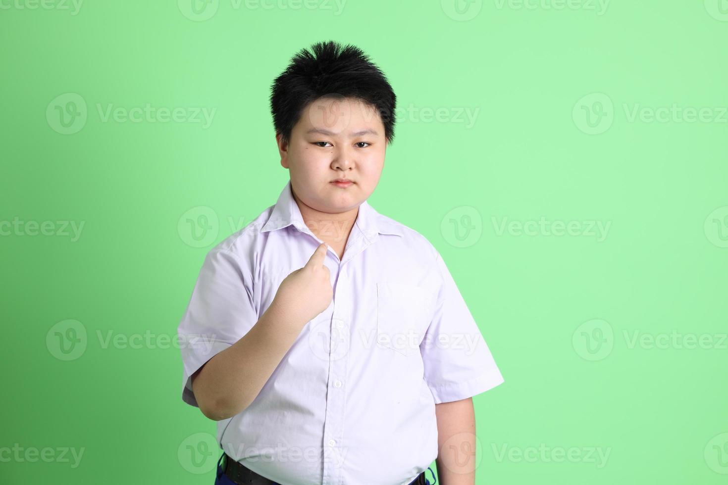 estudiante en uniforme foto