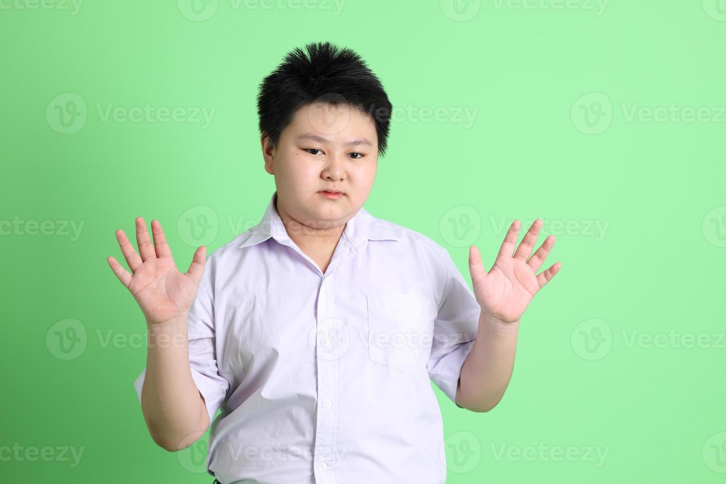 estudiante en uniforme foto