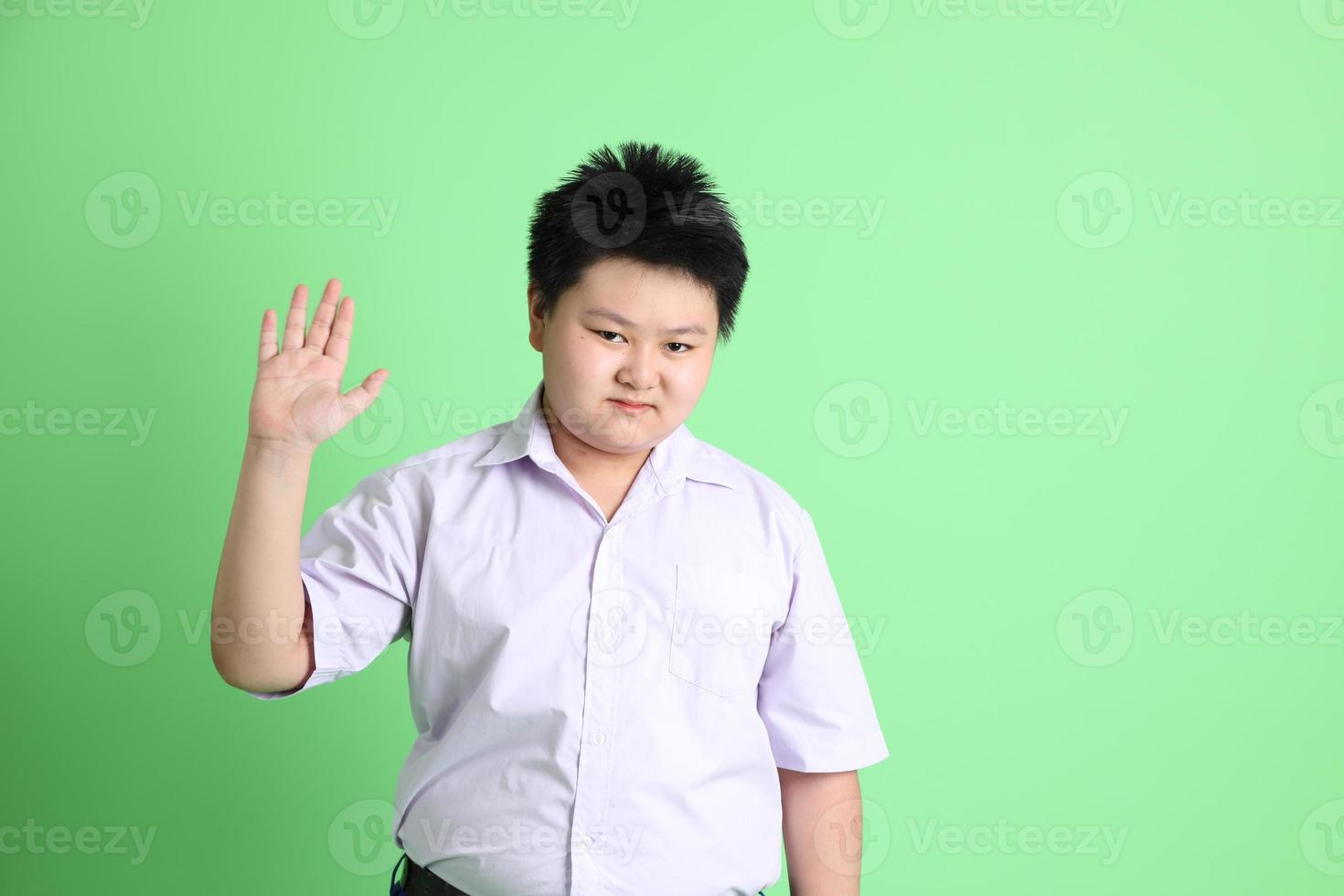 estudiante en uniforme foto