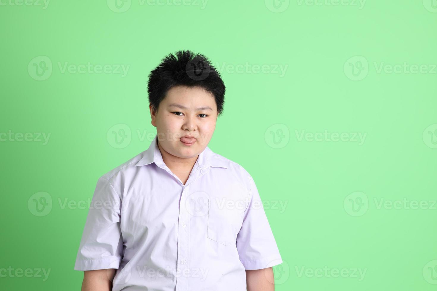 estudiante en uniforme foto