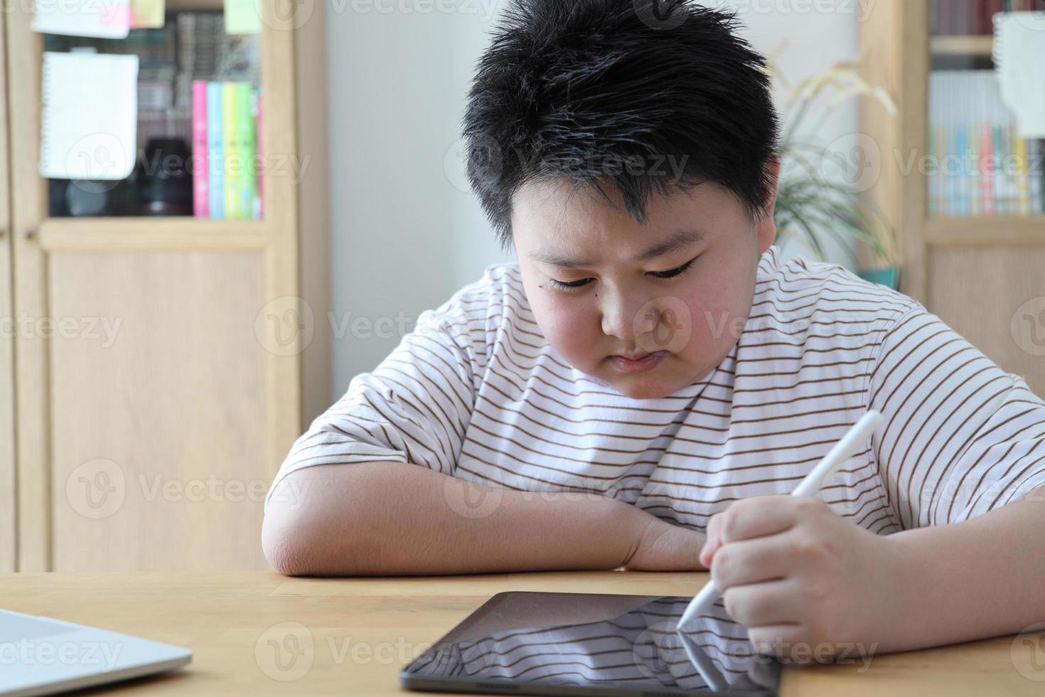 Drawing on Tablet photo