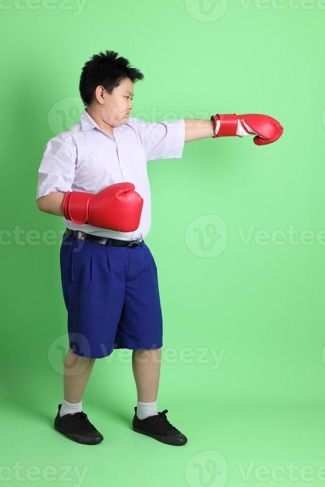 estudiante en uniforme foto