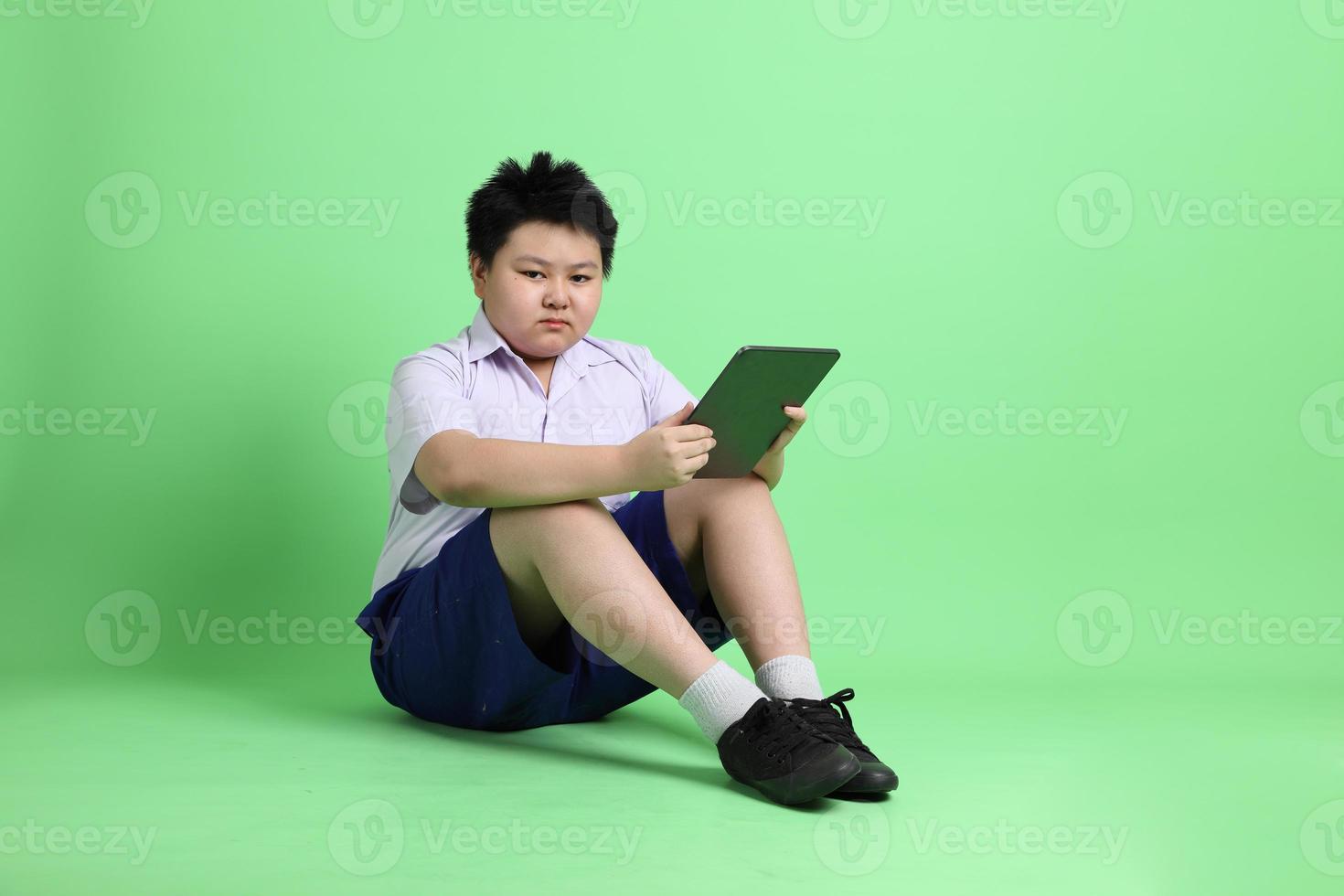 estudiante en uniforme foto