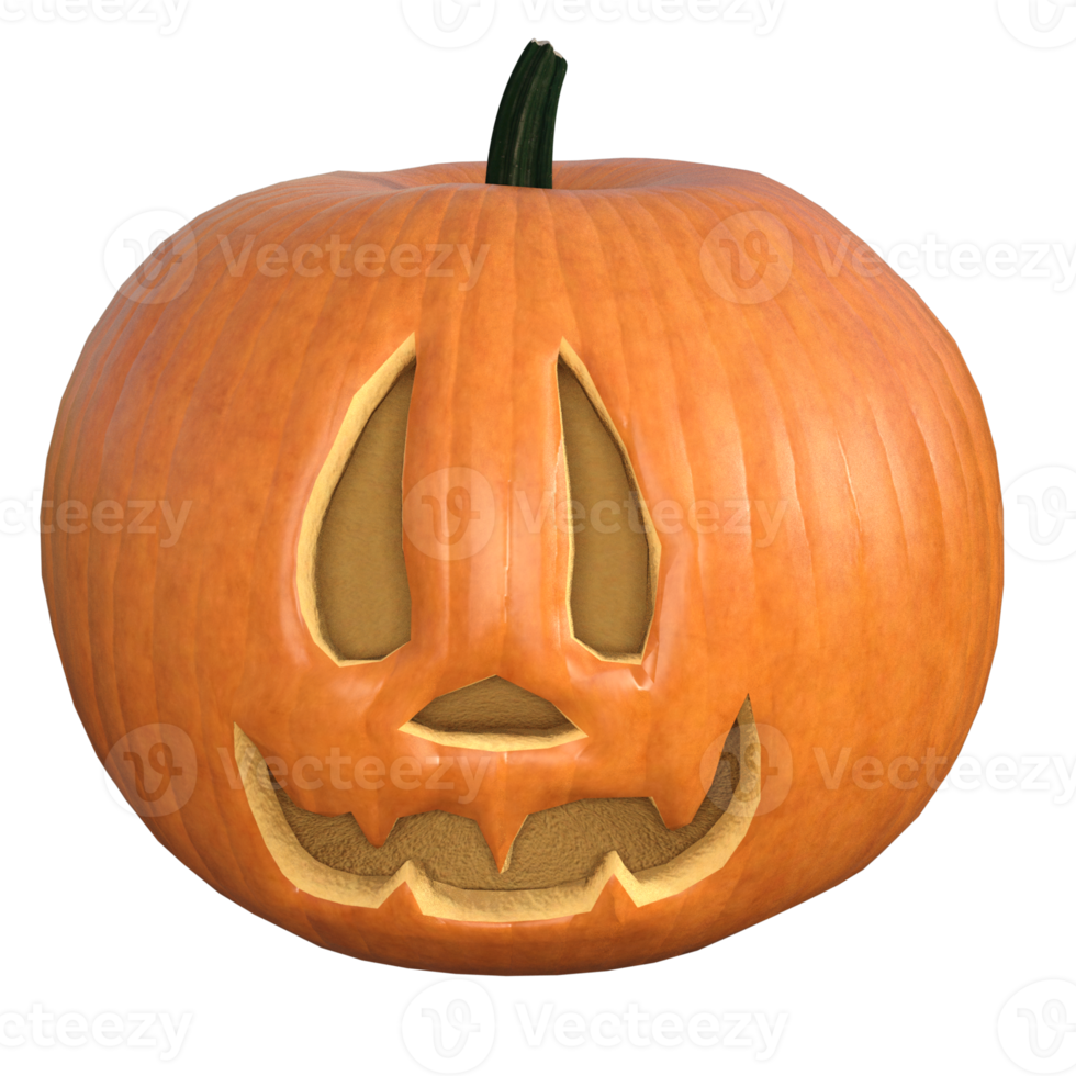 halloween 3d render illustrations png