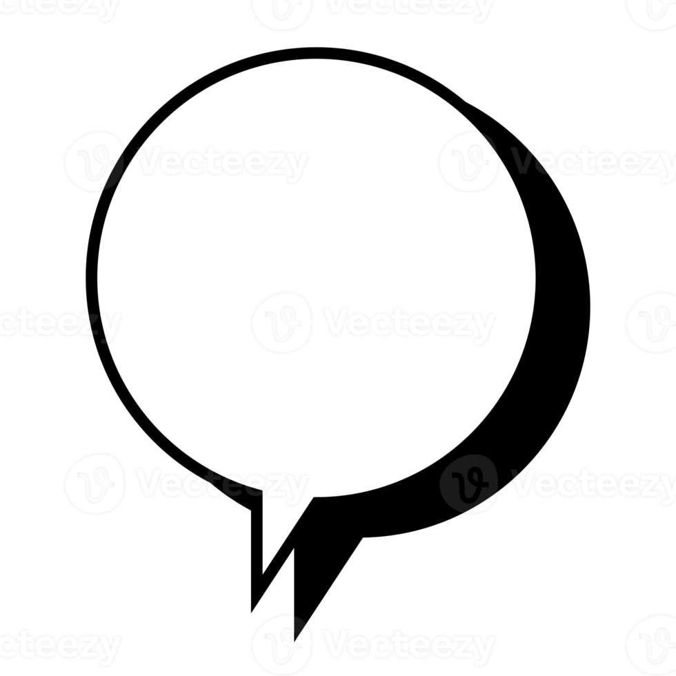 bubbel tekst voor grappig. blanco of leeg ballon tekst voor tekst communicatie sjabloon png