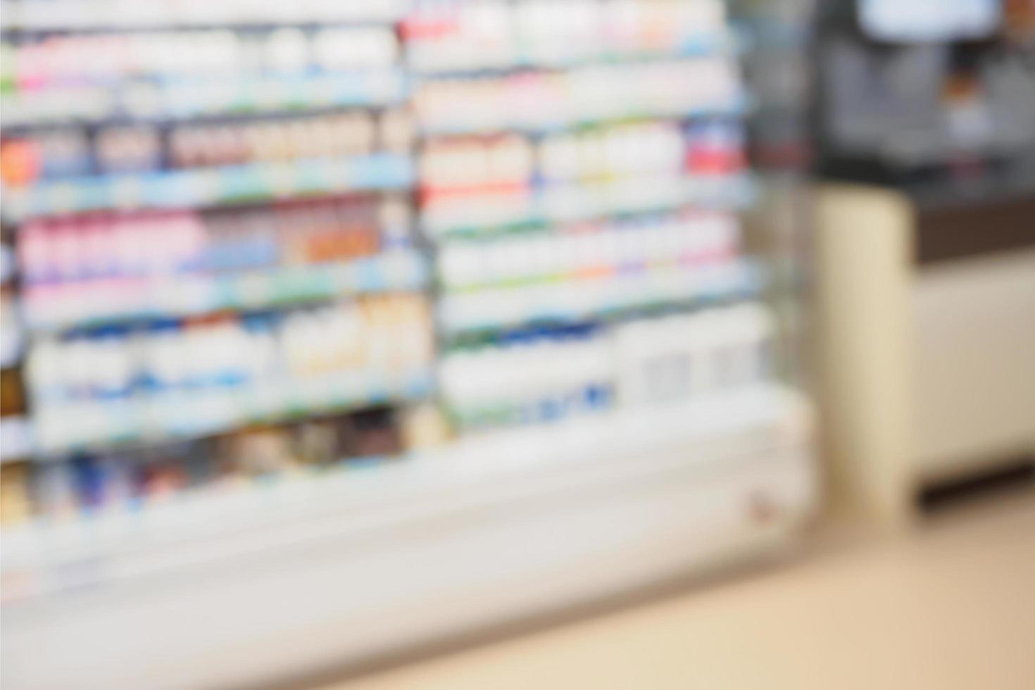 Abstract blurred supermarket photo