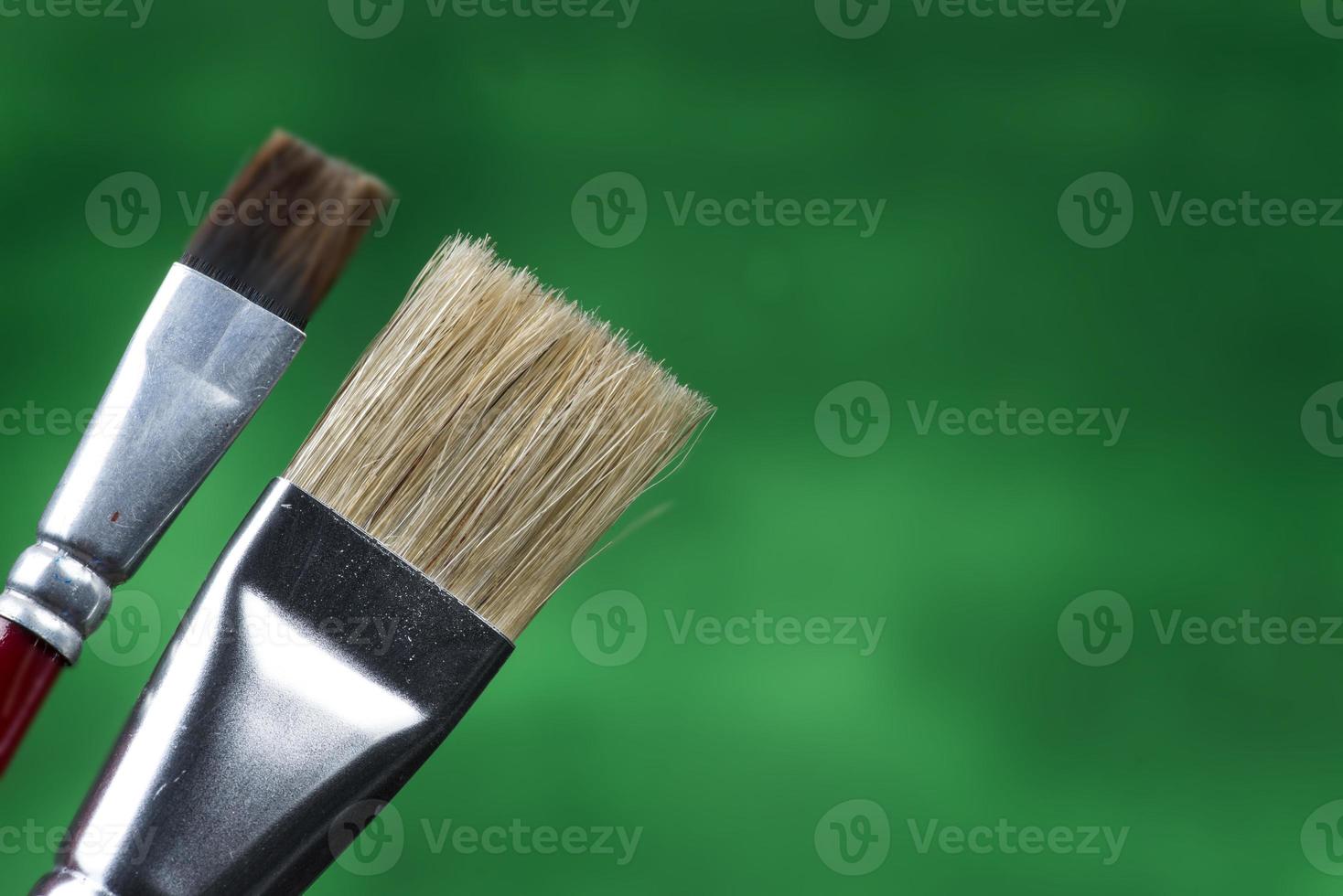 detail of brush bristles on cork background 11196190 Stock Photo at