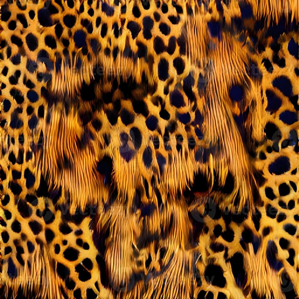 diseño de bufanda de seda redonda de leopardo, textil de moda. foto